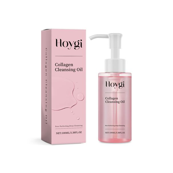 HOYGI Collagen Cleansing Daily Gentle Jojoba Seed Emulsifying Makeup Remover Oil_voghion.com