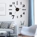 Silent Sweep Wall Clock – Peel & Stick Noiseless DIY Clock For Living Room, Bedroom & Office (Modern Acrylic Design, Glow-in-Dark Numbers, 4 Sizes)_voghion.com
