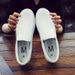 New Spring Autumn Breathable Waterproof Men's Women's Microfiber Work Shoes One Foot Pedal Lazy Shoes Wear-resistant Sneakers_voghion.com