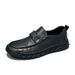 Casual für Herren Sommer Neue echte Slip-On Herren Loafer im britischen Stil mit weicher Sohle Rindsleder breite Füße kleine Lederschuhe_voghion.com