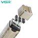 VGR Shaver Waterproof Beard Trimmer Professional Razor Rechargeable Shaving Machine Digital Display Razors for Shaving Men V-335_voghion.com