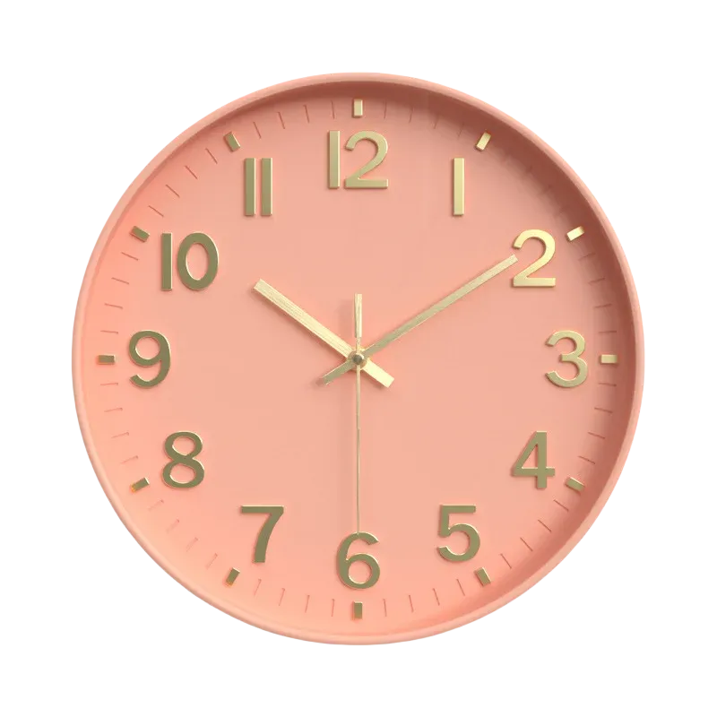 Modern Silent 8" Wall Clock - Easy Read Office/School_voghion.com