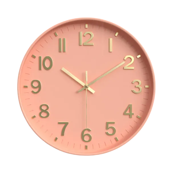 Modern Silent 8" Wall Clock - Easy Read Office/School_voghion.com