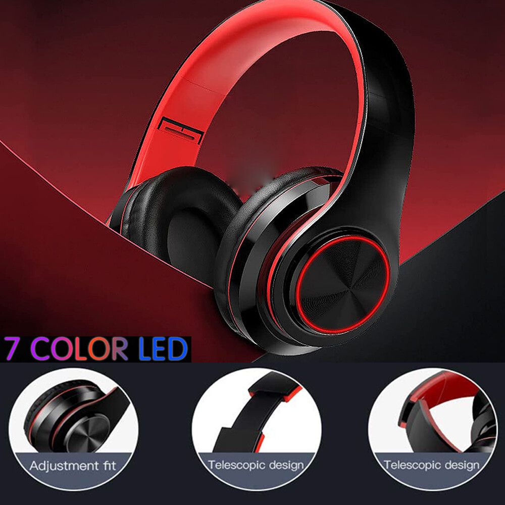 Wireless Bluetooth Headphone Earphones Gaming Headset For IPhone IPad Android_voghion.com
