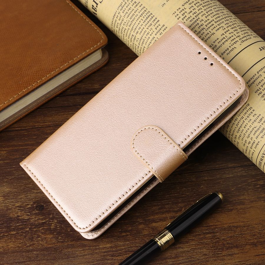 For iPhone 14 Pro Max 13 Pro Max 12 Pro Max 11 Pro Max SE 2022 X XR XS Max 8 7 6 6S Plus 5 5S Wallet Solid Magnetic Flip Case_voghion.com