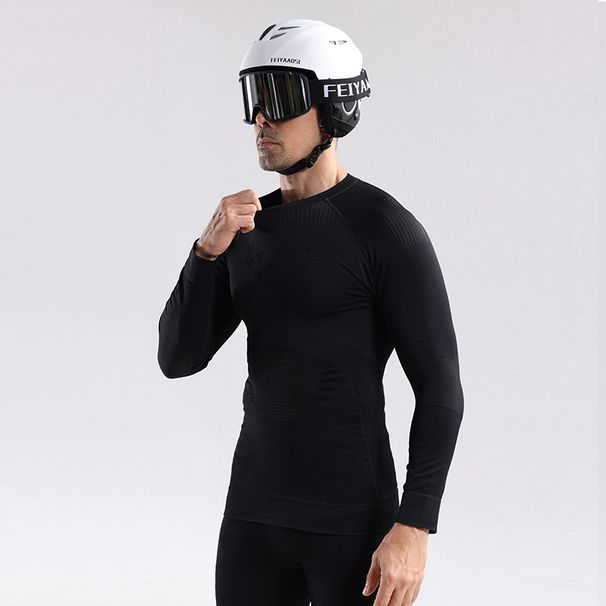X-BIO New 4.0 Energy Gathering Enhanced Sports Ski Quick-Dry Top Men's Thermal Close-Fitting Sweat-Wicking Compression_voghion.com