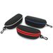 Custodia per occhiali da sole unisex, borsa con cerniera in EVA, grande custodia per occhiali da sole a compressione, gancio nero, custodia per occhiali portatile_voghion.com