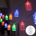 Cross-Border LED String Festival Decoration Colorful Star Accompanying Moon Flashing Lights Wholesale_voghion.com