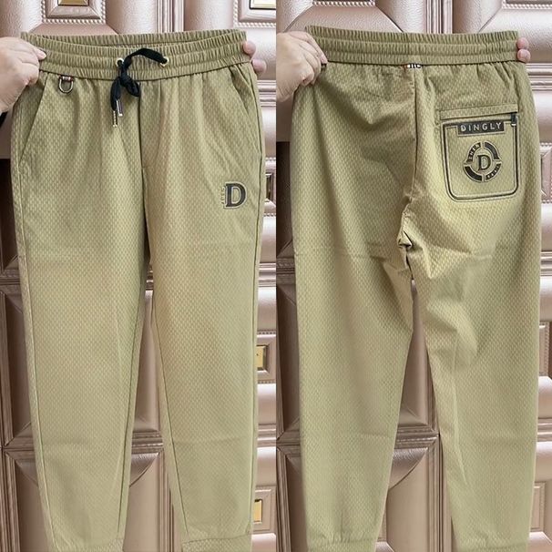 Herrenbekleidung Herren Freizeithose Sommer dünne schnelltrocknende atmungsaktive Sporthose vielseitige modische Neun-Punkt-Haremshose_voghion.com