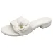 Hot Designer Women's Camellia Flower Slides New - Trendy Low-Heeled Sandals Perfect For Summer Wear_voghion.com