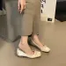 Low Chunky Heel Square Toe Women's Dress Shoes Multi Colors | Free Shipping 658d_voghion.com