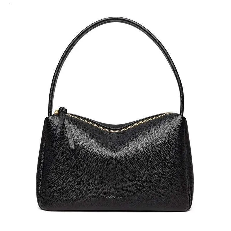 Rindsleder-Strukturierte Unterarmtasche im französischen Stil für Damen_voghion.com