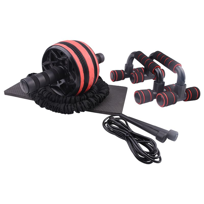 Fitness Equipments Hot Selling Abdominal Wheel Combination Set Push Up Stand Shashi Skipping Rope Arm Strength Exercise Sports Fitness Products_voghion.com