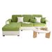 Sofaüberzug aus Chenille – Anpassbarer Stretch-Stoffschutz für Ecksofas (einfarbig, katzenbeständig)_voghion.com