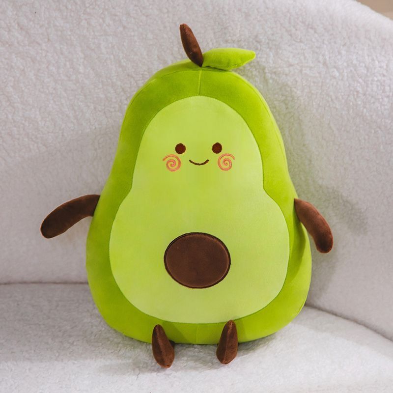 Cute Avocado Pillow Birthday Gift For Girls Cushion Plush Toy Hugging Sleeping Doll_voghion.com