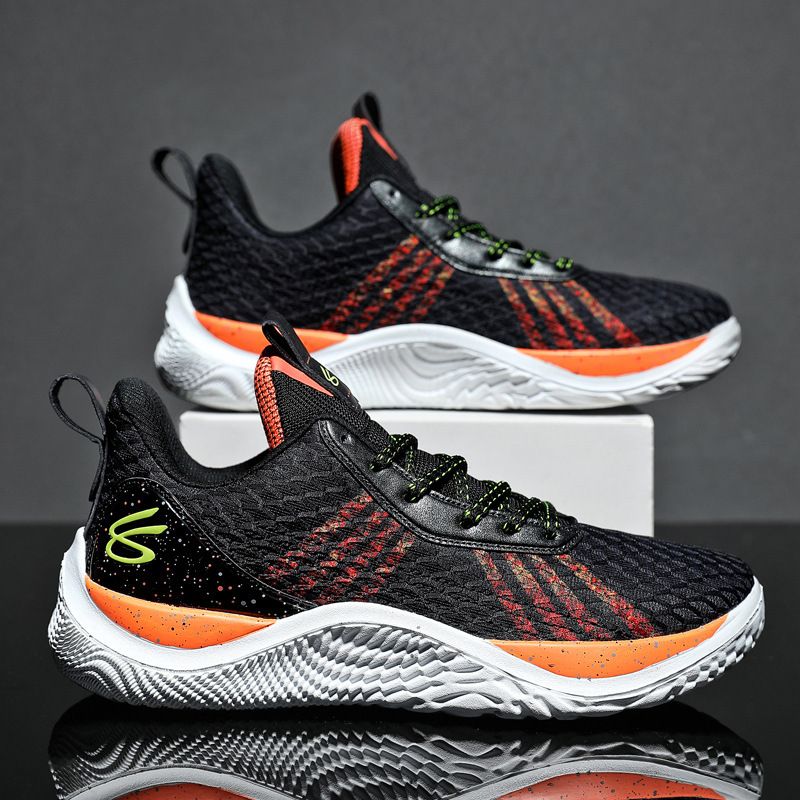 Basketball Shoes Men's Shoes Summer Mesh Breathable Practical Non Slip Wear Resistant Sneakers For Middle And Large Children's Middle School_voghion.com