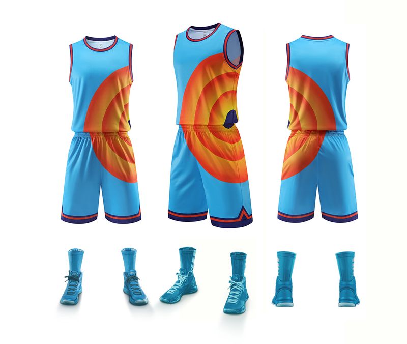 Basketball suit set, men's loose fitting training, college student competition team uniform, a tank top, sleeveless_voghion.com