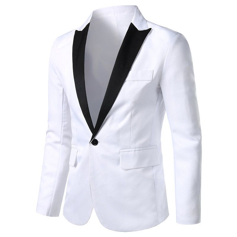 2024 piccolo abito, singolo, giacca abbinata ai colori western, abbigliamento maschile slim fit oversize per giovani_voghion.com