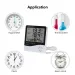 LCD Digital Temperatur Feuchtigkeit Meter HTC-1 HTC-2 Home Indoor Outdoor Hygrometer Thermometer Wetter Station Mit Uhr_voghion.com