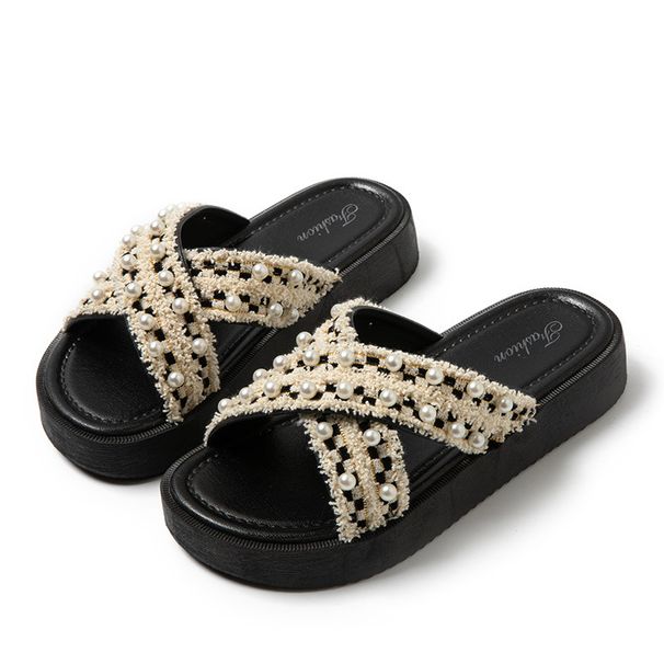 Frauen Sommer Hausschuhe Koreanische Version Anti Geruch Nicht Slip Plattform Sandalen Für Oberbekleidung Beliebte Vielseitige Casual Schuhe_voghion.com