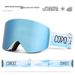 COPOZZ Ski Glasses Magnetic Suction Double-layer Anti-fog Ski Goggles Men's And Women's Cylindrical Cards Myopia Mountaineering Goggles Equipment_voghion.com