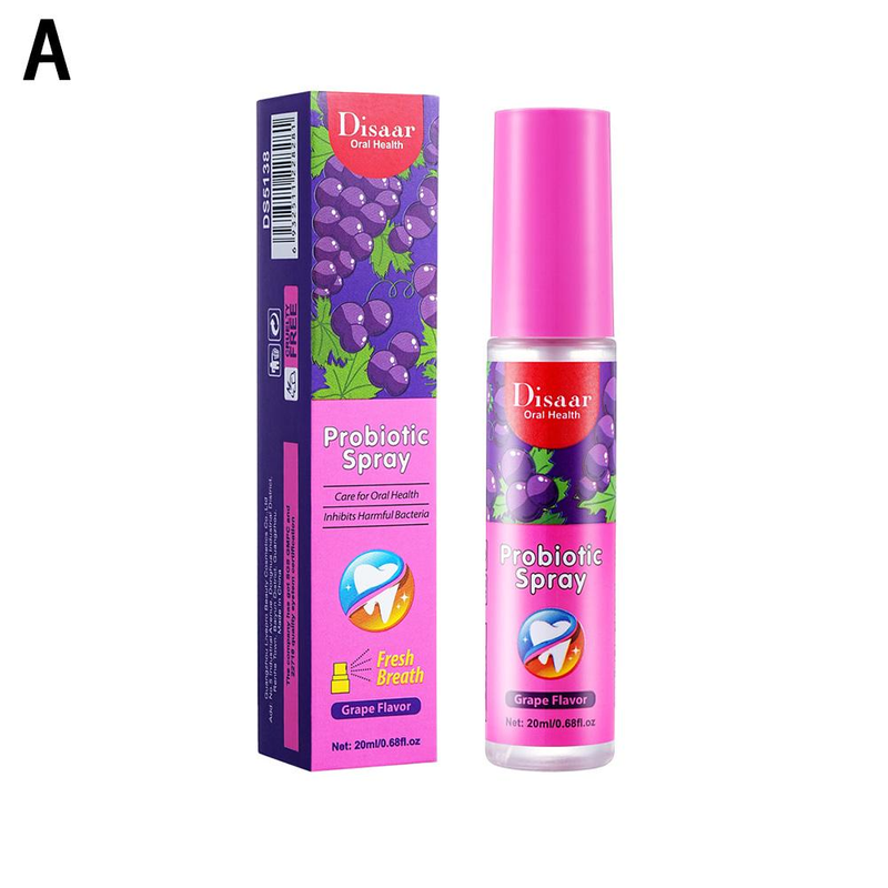 20 ML Atemerfrischer Spray Zitrone Traube Minze Geschmack Artefakt Weiblich Männlich Tragbare Atem Küssen Mund Spray Reinigungsspray_voghion.com