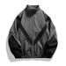 2025 New Men's Autumn Jacket With Reflective Splicing Stand Up Collar Spring And Autumn Sports And Leisure Windproof Jacket_voghion.com