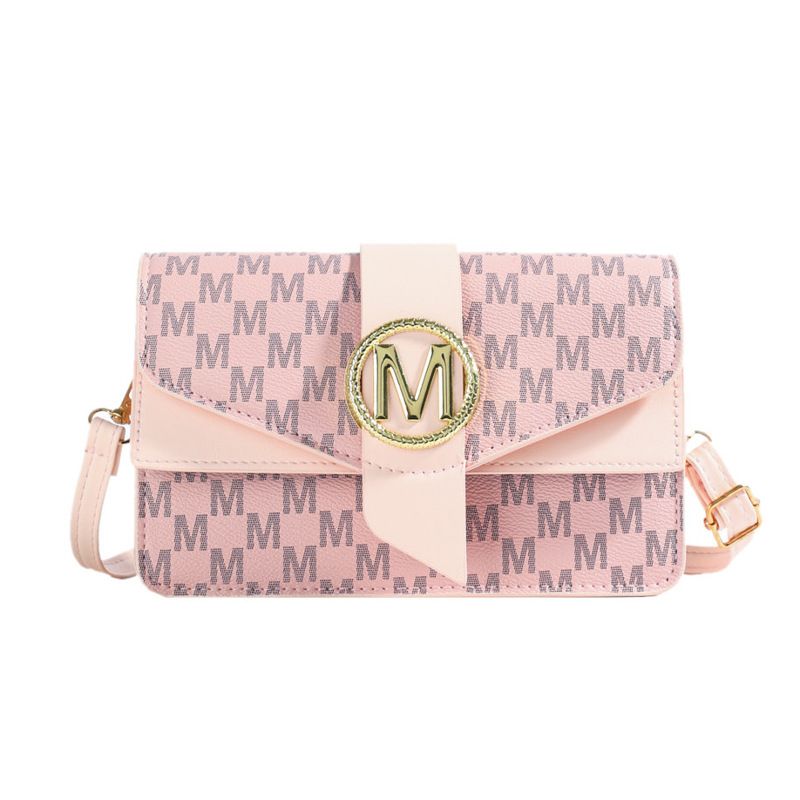 Sac à main tendance et artistique pour femme, nouvelle niche, petit sac carré simple, sac à bandoulière texturé imprimé lettre_voghion.com