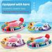 Baby Swim Ring For 1-3 Years Old - Inflatable Car Boat Pool Float With Steering Wheel & Horn Cute Cartoon Design For Toddler Water Play_voghion.com
