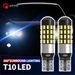 10 pezzi 45smd W5W LED Canbus No Error Luce interna auto T10 3014 45SMD Chip Lampadina per strumenti bianca pura 12V_voghion.com