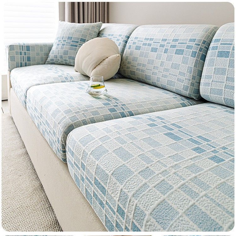 Copridivano con perline rinfrescanti - Elasticizzato e coprente (traspirante, antiscivolo, design di lusso per l'estate)_voghion.com