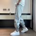 Men's Clothing Four Seasons Thickened Regular Sports Pants Men's Handsome Trendy Design Harem Pants Plus Velvet Casual Cuffed Sweatpants_voghion.com