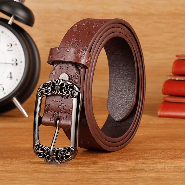 Women's 2024 New Fashion Versatile Decorative For Jeans High-end Design Wide Waist Belt Trendy_voghion.com