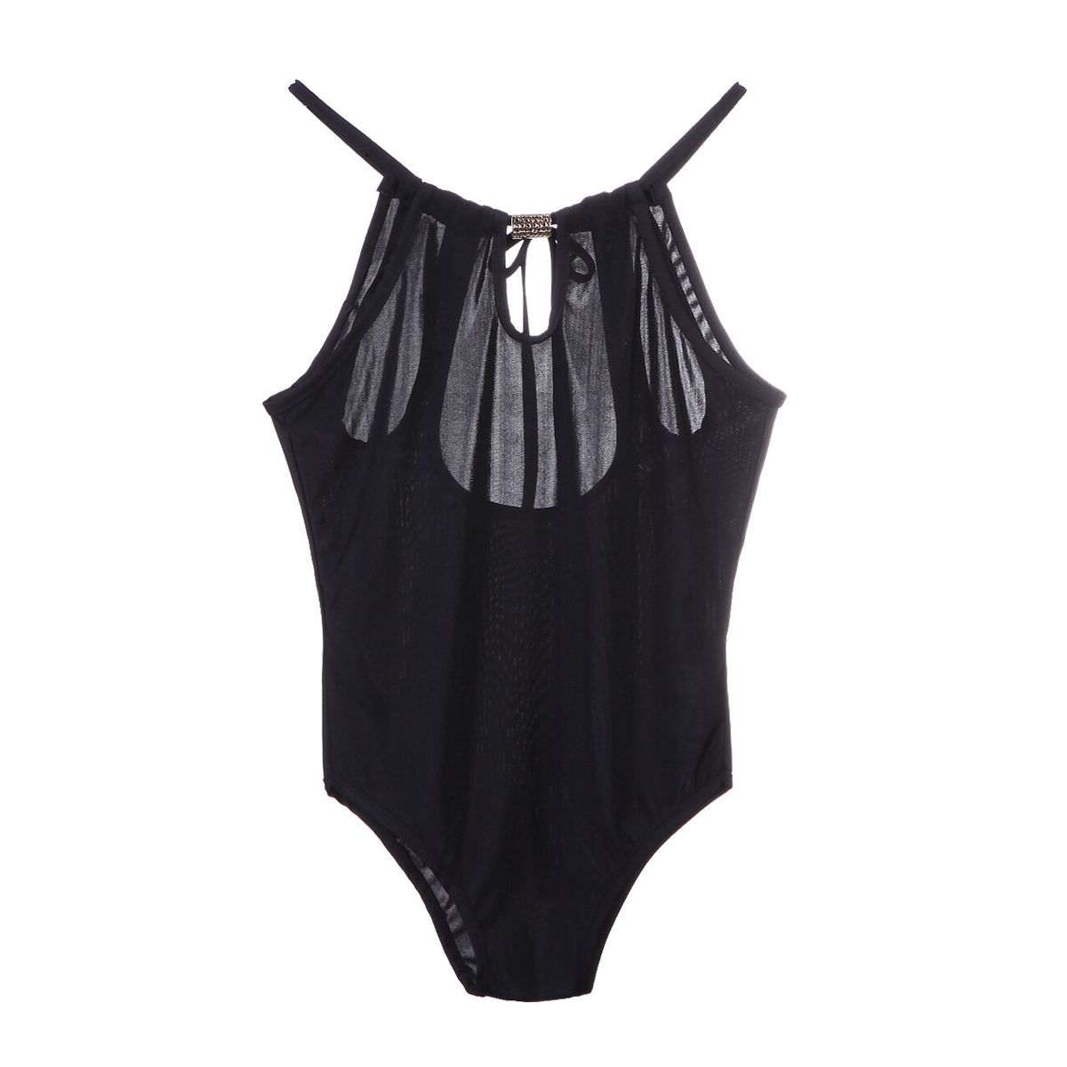 Happybuyner femmes Push Up une pièce Bikini Monokini maillot de bain bandeau maillot de bain bleu noir licou dos nu_voghion.com