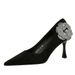 3767-AH59L Wind Style Side Water Diamond Flower Wine Glass with High Heels Shallow Mouth Pointed Suede Women's Single_voghion.com