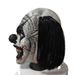 Maschere da festa Horror Treccia nera Copricapo da clown Zanne di Halloween Maschera da clown Maschera da ballo Festa Festival Spettacolo_voghion.com