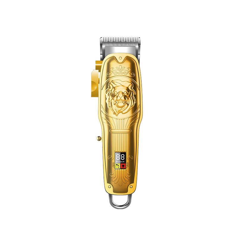 Kemei KM-TX2-PG 2021 Nieuwe professionele LED-display USB-oplaadbare elektrische trimmer Mannelijke tondeuse_voghion.com
