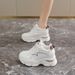 Shoes,Dad's Double Mesh Breathable Casual Sneakers,Women's Petite Height Increase_voghion.com