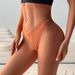 European And American New Solid Color Seamless Underwear Beach Bikini Fashionable High Elastic Comfortable Triangle T Shaped Underwear_voghion.com