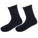 Women's socks warm Socks thickened plus velvet dotted anti-slip socks sleep socks carpet floor socks_voghion.com