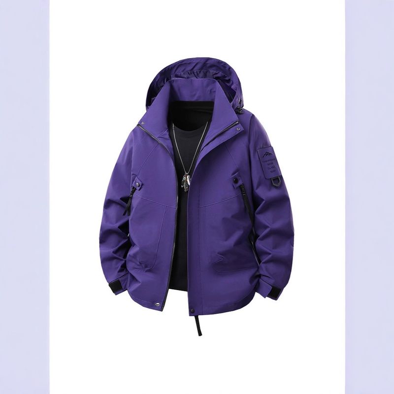 New Jacket Men's Spring And Autumn Jacket Trendy Outdoor Casual Multifunctional Hooded Jacket_voghion.com