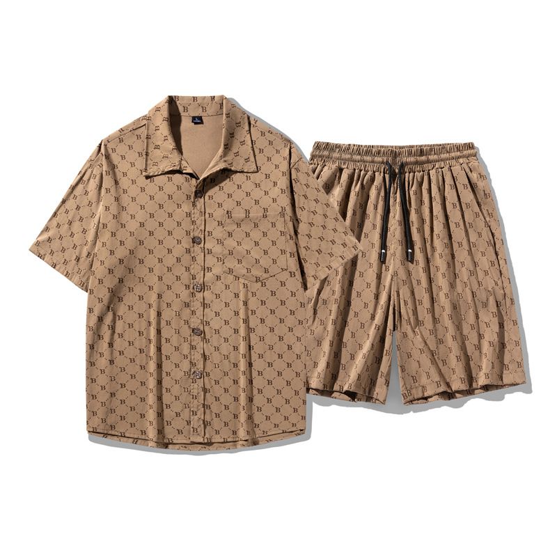 [ArcticSilk] Men's Cooling Short Sleeve Shirt - Linen-Blend | Wrinkle-Free Plus Size_voghion.com