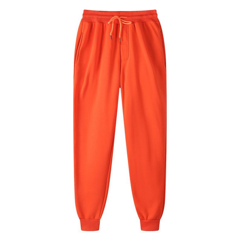 Abbigliamento maschile Autunno e inverno Plus Pantaloni in pile Pantaloni casual Pantaloni da corsa fitness Pantaloni da tuta tinta unita Pantaloni sportivi casual_voghion.com
