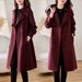 Elegante trench da donna di media lunghezza: elegante e versatile per la primavera e l'autunno, classico design doppiopetto_voghion.com