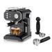 Semi-Automatic Espresso Machine With Milk Frother - 15Bar Pressure, 1.5L Removable Tank, Compact For Home & Office, 220-240V EU Standard_voghion.com