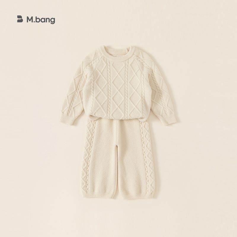 Children's Clothing Children's Suit Girl's Sweater Knit Two-piece Baby Spring And Autumn Suit_voghion.com
