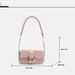 Office Worker White-collar Temperament Shoulder Bag New High-end Diamond Grid Chain Armpit Bag Simple And Stylish Small Square Bag For Women_voghion.com