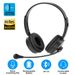 Trucker Driver Bluetooth Headset mit Mikrofon Wireless Kopfhörer für PC Telefon_voghion.com