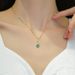 【 】 Temperature Sensitive Stone Color Changing Swan Titanium Steel Necklace For Female Trendy Ins Micro Inlaid With_voghion.com