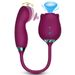Vibrador de succión de rosas para mujeres, vibrador de punto G y clítoris con masajeador personal que imita el movimiento de los dedos._voghion.com